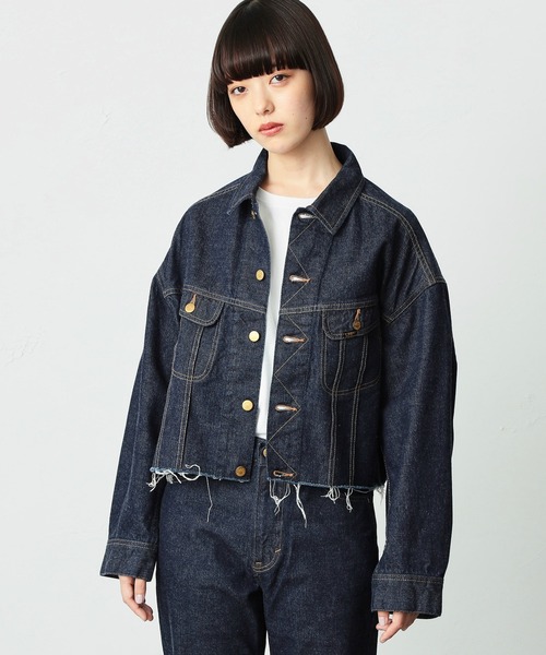「Lee」 デニムジャケット SMALL ブルー系その他 レディース_画像3
