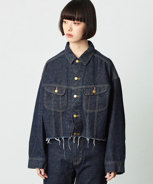 「Lee」 デニムジャケット SMALL ブルー系その他 レディース_画像5