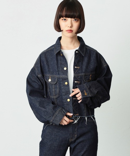 「Lee」 デニムジャケット SMALL ブルー系その他 レディース_画像8