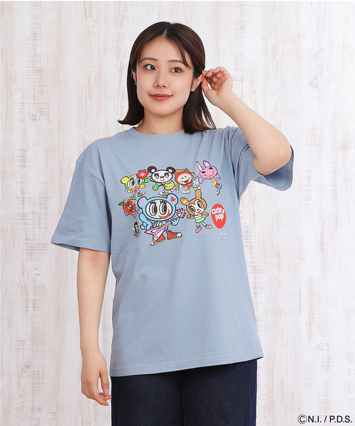 ANGEL BLUE（エンジェルブルー） tシャツ 半袖 Tシャツ キュートポップ