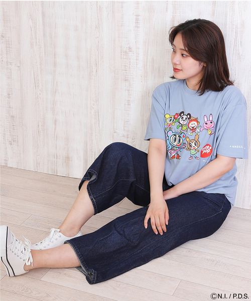 ANGEL BLUE（エンジェルブルー） tシャツ 半袖 Tシャツ キュートポップ