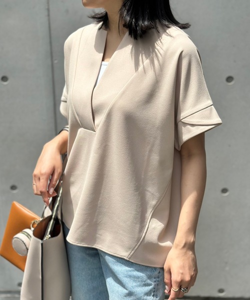 「Emma Taylor」 半袖カットソー FREE ベージュ レディース_画像6