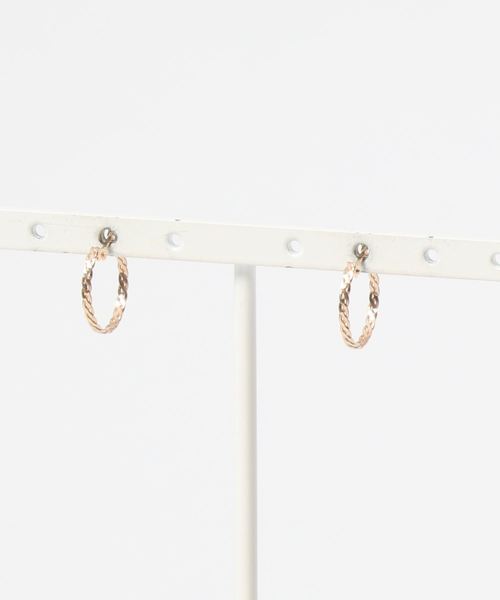 ピアス K10デザインピアス レディース