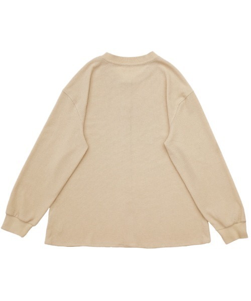 【美品】STONE  サーマルカットソー　サイズM 25ss tシャツ 2022 SS ノーカラーサーマルカットソー レディース : ZOZOTOWN