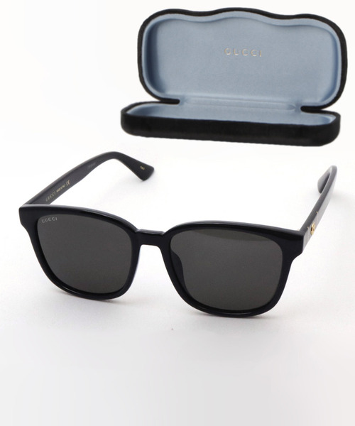 GUCCI サングラス ブラック スクエア GG0637SK-001 GUCCI（グッチ） サングラス 「GUCCI/グッチ」スクエア サングラス