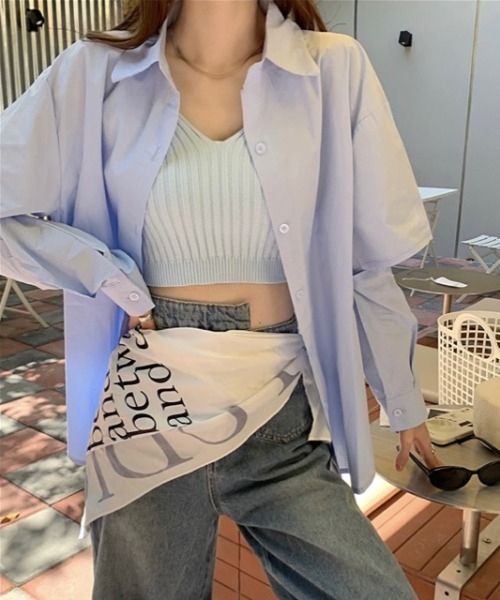 G566 F ビアズリー 2way シルク混 襟取り外し可能 シャツ レディース LADY LIKE ブラウス シャツ 袖取り外し2WAYシャツ レディース