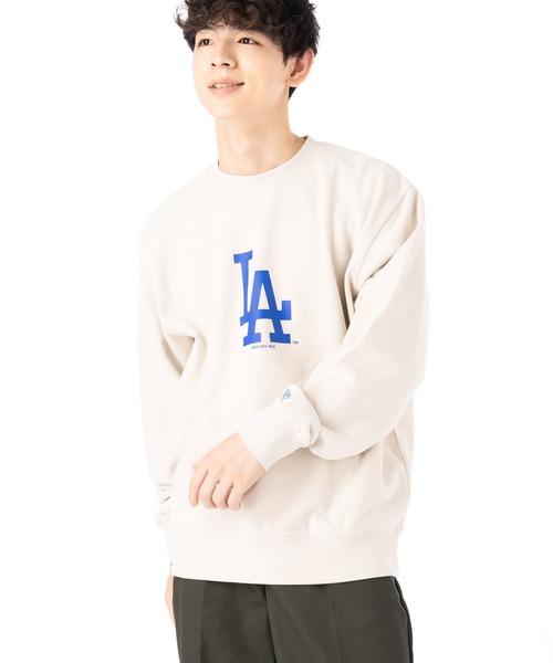 スウェット・トレーナー NEW ERA MLB U NECK PISTE 5FM0235 NEW ERA トレーナー スウェット ニューエラ スウェット