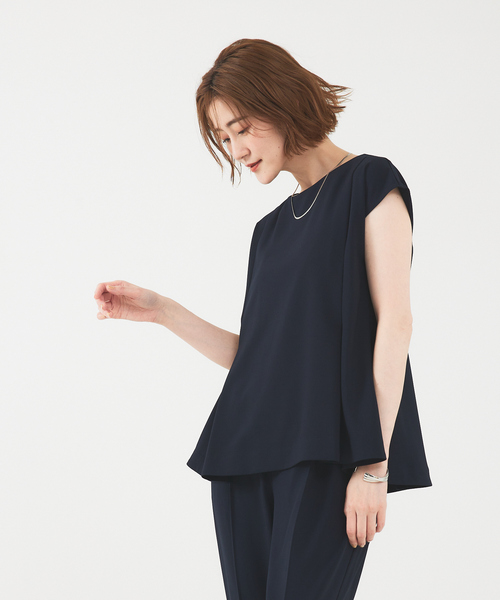 ABAHOUSE mavie 上下パンツスーツ3点セット エニデイカセット abahouse mavie セットアップ 「セットアップ・3点セット/エニ