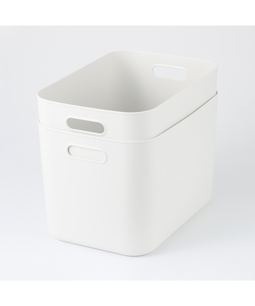 無印良品（MUJI） 収納 やわらかポリエチレンケース・大 約幅25．5