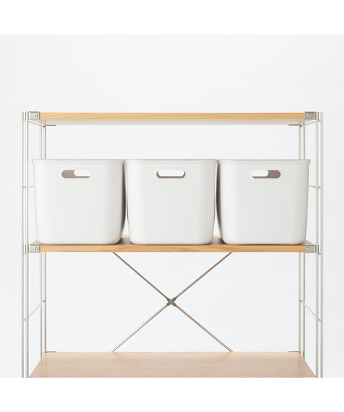 無印良品（MUJI） 収納 やわらかポリエチレンケース・大 約幅25．5 
