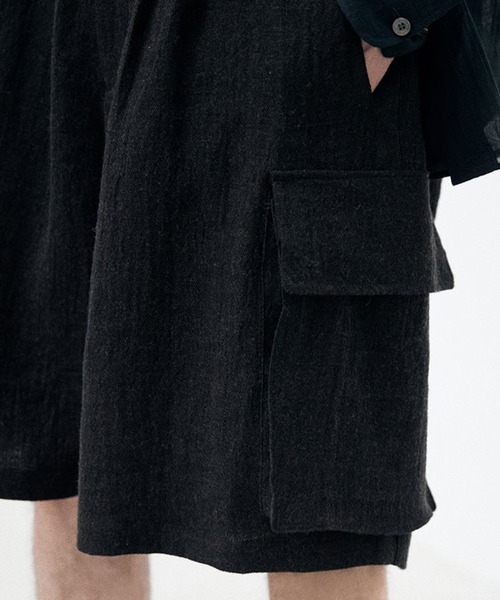 パンツ LIDNM LINEN WOOL FATIGUE PANTS S LIDNM LINEN WOOL FATIGUE PANTS