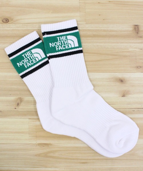 THE NORTH FACE 靴下 ライン入りミッドソックス MID SOCKS White Label 