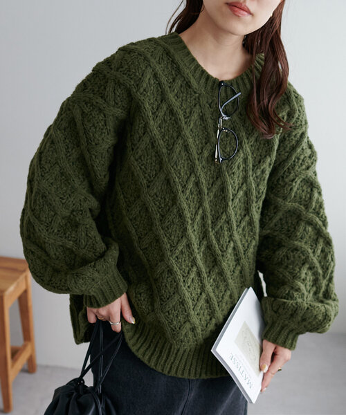 Discoat（ディスコート） ニット セーター 「WEB限定」ビックスリーブ