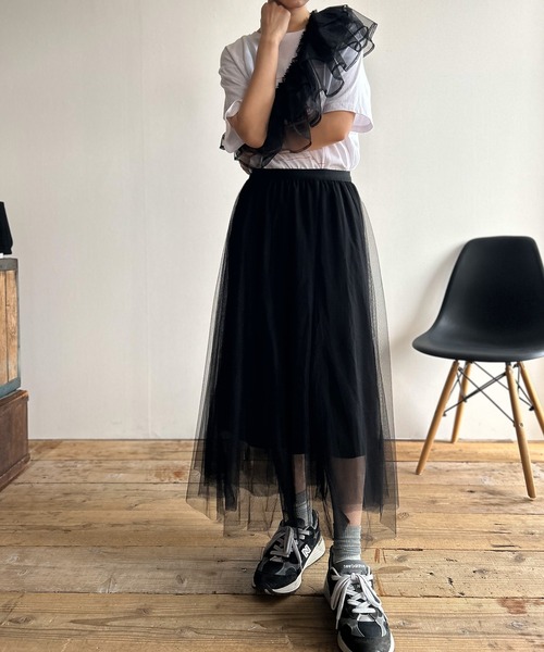 コエル COELヨンア♥新品未使用 シアーボリュームスカート COEL Online StoreOccasion Styling by Aya Kaneko