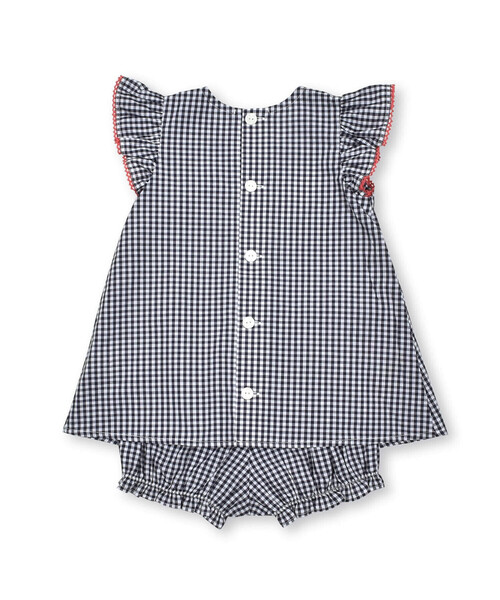 専用　【新品未使用】 Tartine et Chocolat ワンピース　ブルマ リバティビエラブルマ付きワンピースベビー[品番：BEBK0011548