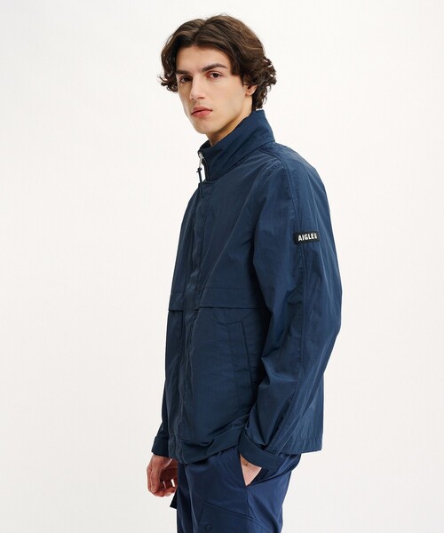 新品タグ付き　AIGLE 撥水カロンブフーデッドジャケット　マウンテンパーカー AIGLE マウンテンパーカー ウインドブレーカー 撥水 軽量