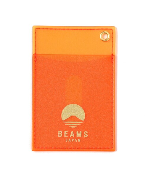 BEAMS JAPAN カードケース MISTY LAYER / 別注 カラフル ロゴ