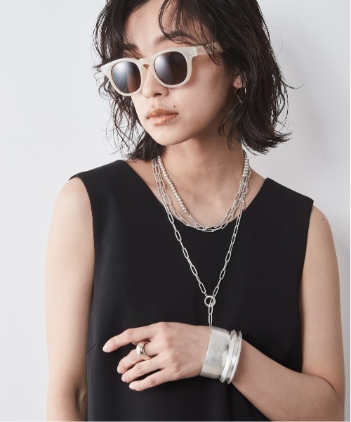CHIC STYLE バングル 「大きいサイズ」ワイドプレートバングル