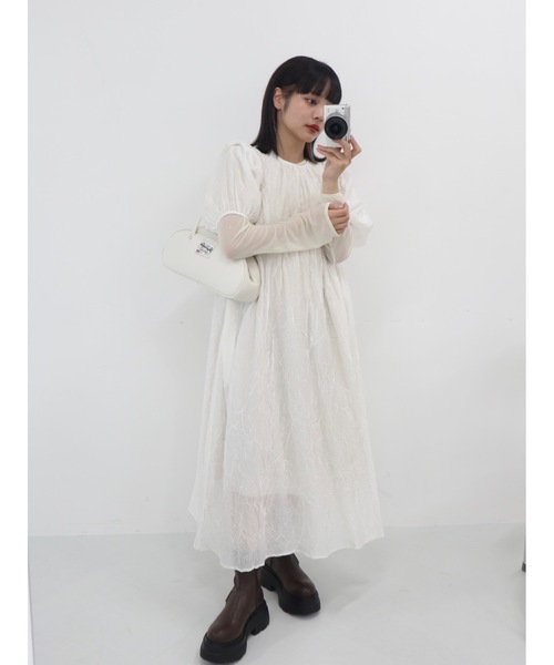 jumelle ワンピース Wrinkle piping OP : ZOZOTOWN Yahoo!店