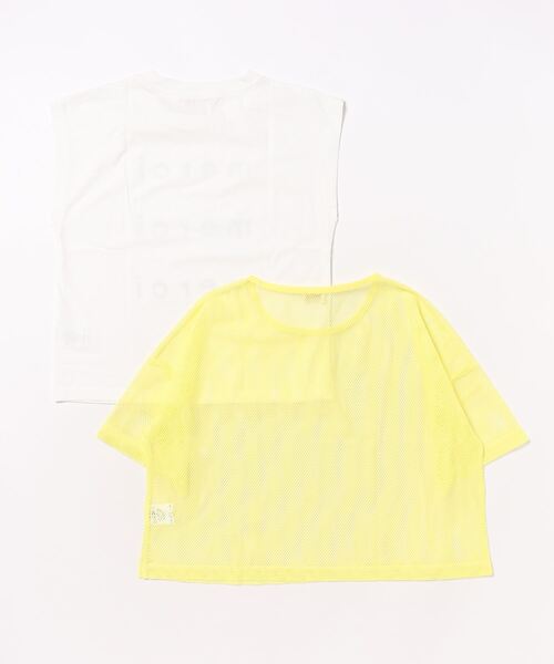 trois lapins kp tシャツ メッシュ＆フレンチTシャツセット(150
