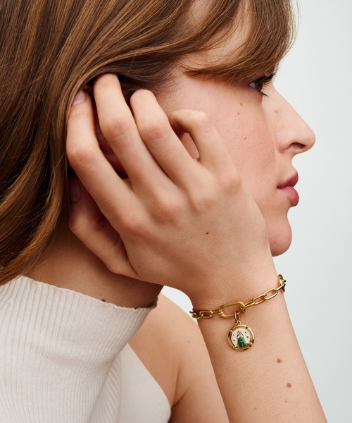 PANDORA チャーム スカラブビートル メダリオン レディース