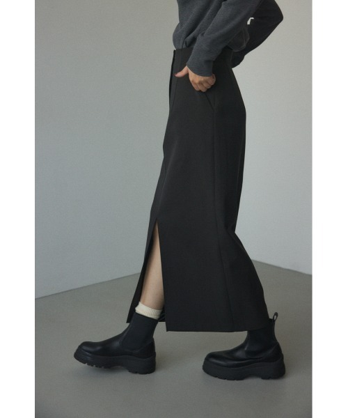 BLACK BY MOUSSY ベーシックタイトスリットスカート BLACK BY MOUSSY スカート basic tight slit skirt(ベーシック