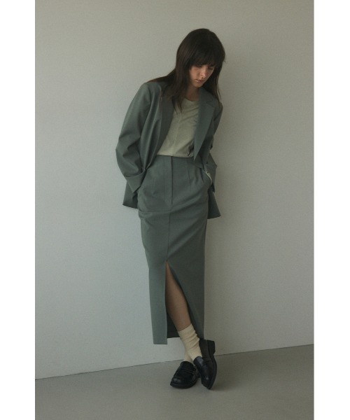 BLACK BY MOUSSY ベーシックタイトスリットスカート BLACK BY MOUSSY スカート basic tight slit skirt(ベーシック