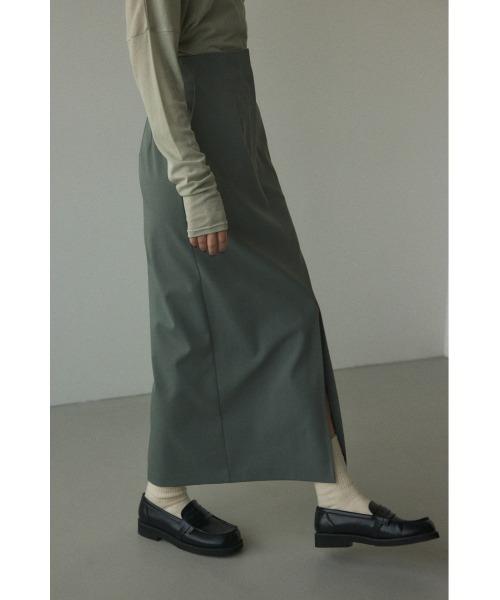 BLACK BY MOUSSY ベーシックタイトスリットスカート BLACK BY MOUSSY スカート basic tight slit skirt(ベーシック