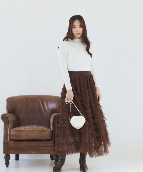良品‼LAURA ASHLEYレディースハイネック　ボタンデザインリブニット　S 良品‼LAURA ASHLEYレディースハイネック ボタンデザインリブニット S