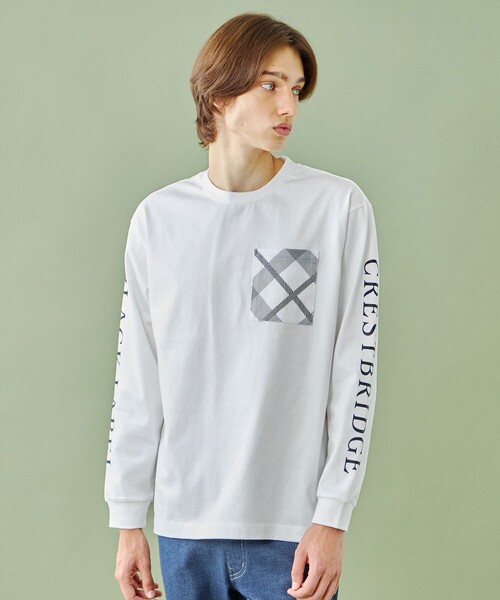 BLACK LABEL CRESTBRIDGE ブラックスウェット M BLACK LABEL CRESTBRIDGE（ブラックレーベル・クレストブリッジ