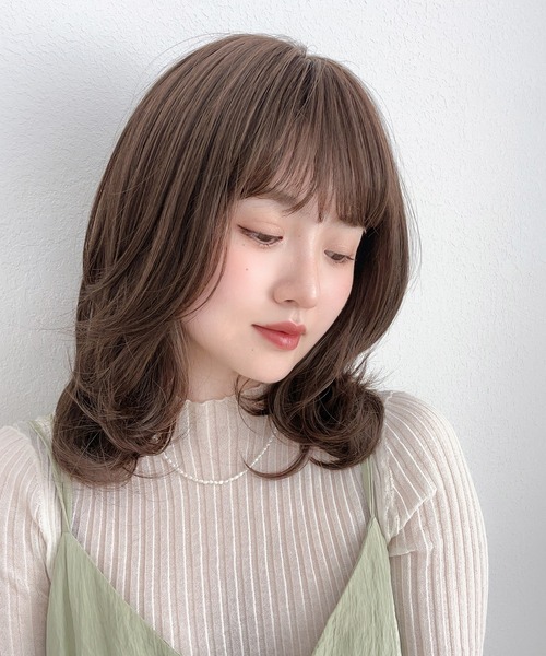 ウィッグ エクステ 「 ファジーレイヤーミディ 」 レディース