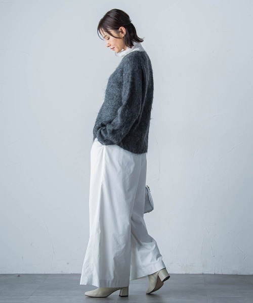 LAUTREAMONT ニット セーター 「カタログ掲載」シャギーモヘア