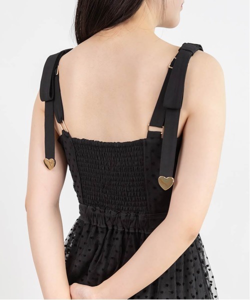 ★大幅値下中★HEART COLLECTIONハートチュールロングワンピース RANDA｜【HEART COLLECTION】ハートチュールロングワンピース