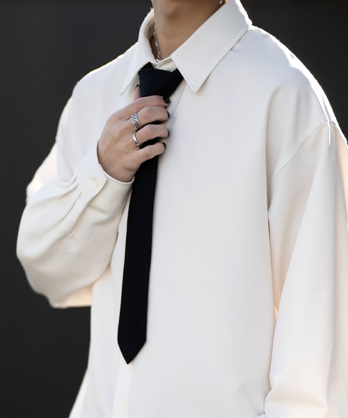 CLEL（クレイル） ネクタイ 「CLEL」Wool Silk Jacquard Narrow Tie