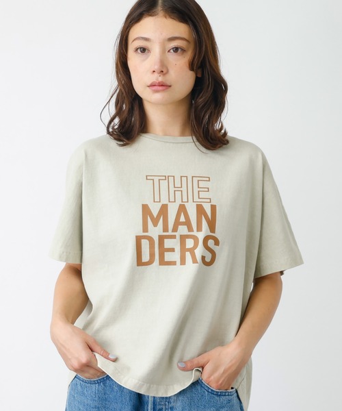 tシャツ 「MICA＆DEAL」THE MANDERS Tシャツ　コットン/ロゴカットソー「WEB限定」 レディース