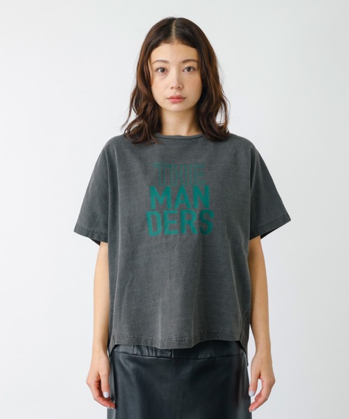 tシャツ 「MICA＆DEAL」THE MANDERS Tシャツ　コットン/ロゴカットソー「WEB限定」 レディース MICA&DEAL tシャツ 「MICA＆DEAL」THE MANDERS Tシャツ コットン