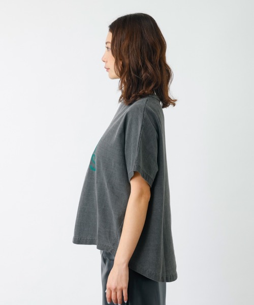 tシャツ 「MICA＆DEAL」THE MANDERS Tシャツ　コットン/ロゴカットソー「WEB限定」 レディース MICA&DEAL tシャツ 「MICA＆DEAL」THE MANDERS Tシャツ コットン