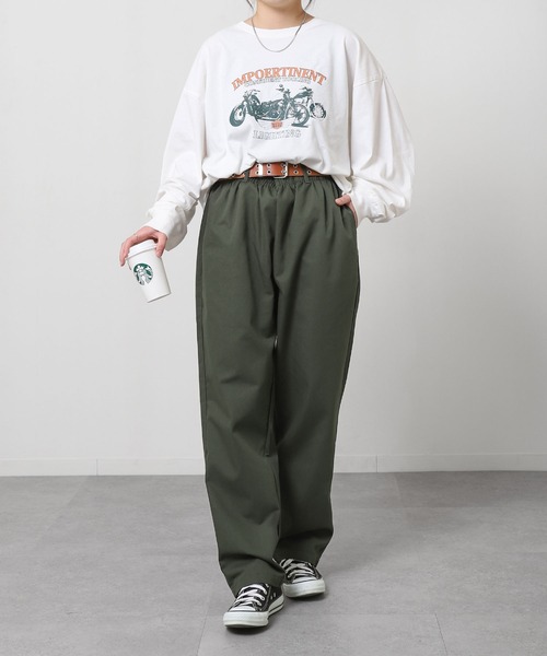 ZIP FIVE チノパン 「ZIP FIVE」 TCツイル ワイド シェフパンツ