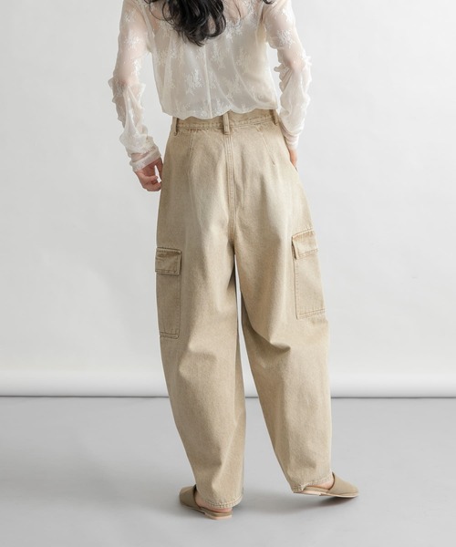 ジーンズ デニム デニムパンツ カーブカーゴデニム レディース | KBF | 04