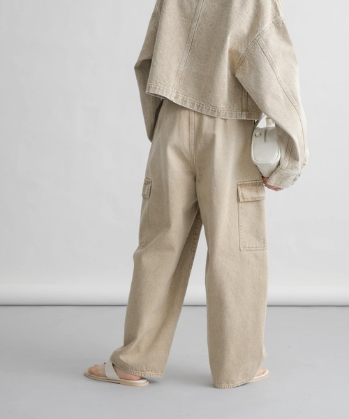 ジーンズ デニム デニムパンツ カーブカーゴデニム レディース | KBF | 08