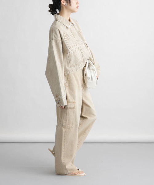 ジーンズ デニム デニムパンツ カーブカーゴデニム レディース | KBF | 11