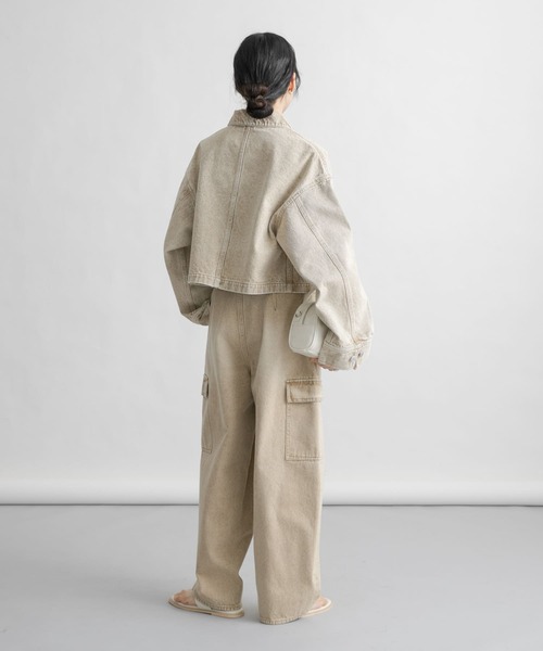 ジーンズ デニム デニムパンツ カーブカーゴデニム レディース | KBF | 13