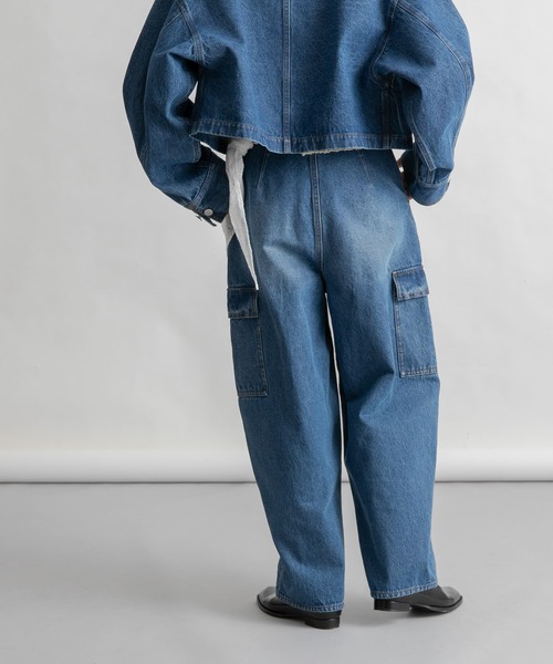 ジーンズ デニム デニムパンツ カーブカーゴデニム レディース | KBF | 14