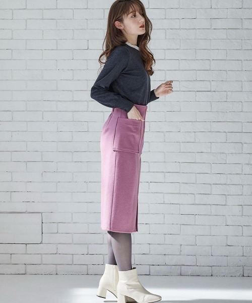 「12Twelve Agenda」 タイトスカート S ブルー レディース_画像4