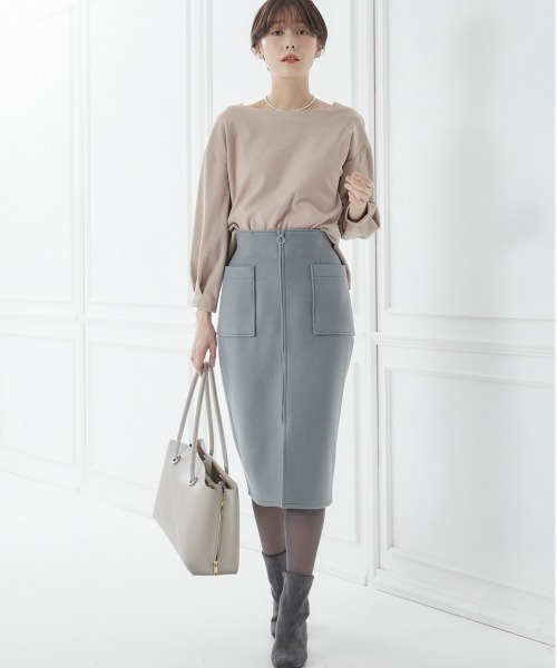 「12Twelve Agenda」 タイトスカート S ブルー レディース_画像9