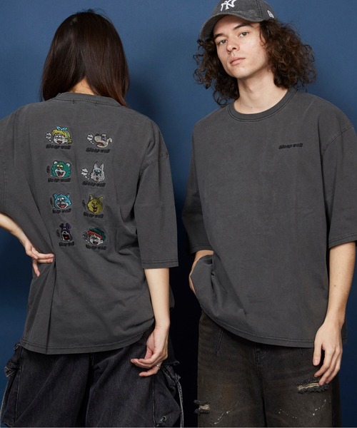 NOUNLESS オーバー Tシャツ PLAY COMME des GARCONS 新作オーバーサイズロゴTシャツ style