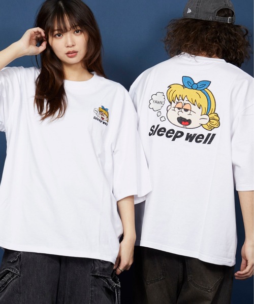 unrelaxing tシャツ オーバーサイズ 刺繍 Tシャツ 綿100