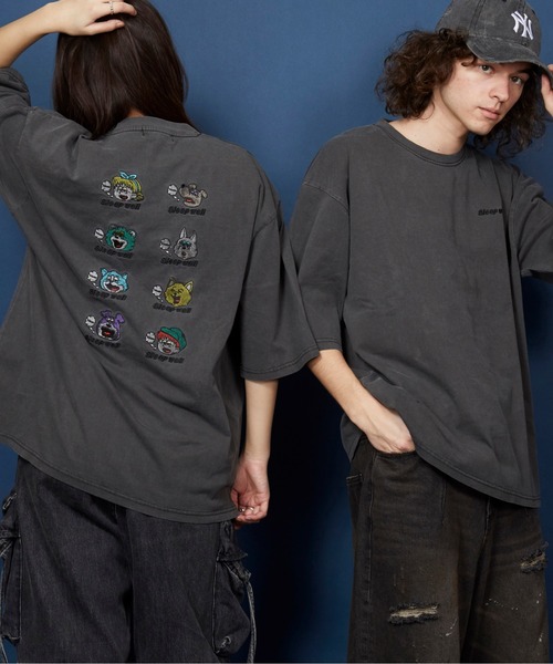 清春TシャツDrink &amp; Bite EXTRA Sサイズ 大きいサイズ メンズ B＆T CLUB (ビーアンドティークラブ) 箔