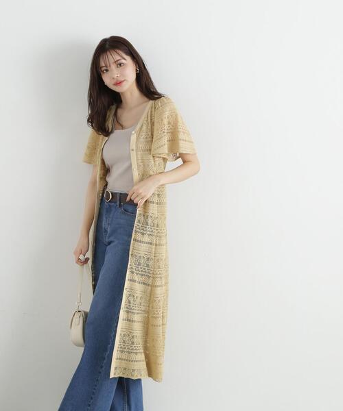 【PROPORTION BODY DRESSING】刺繍レースワンピース PROPORTION BODY DRESSING】刺繍レースワンピース