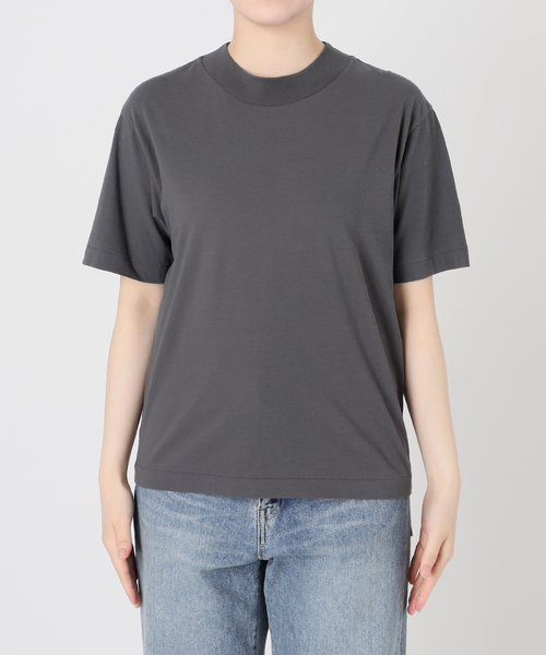 FRESCA NUBUCK | MOCKNECK T-SHIRT – ATON | エイトン